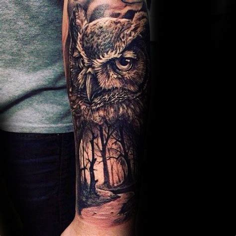 Owl Tattoo Male