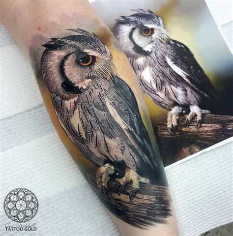 Owl Tattoo Realism