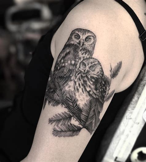 Owl Tattoo Template