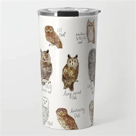 Owl travel mug versatility