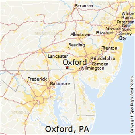 Oxford Pa Zip Code Map