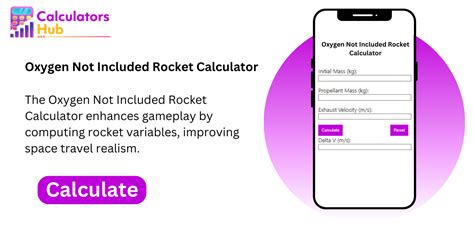 Optimize Your Rocket Launches with Oxygen Not Included Rocket Calculator