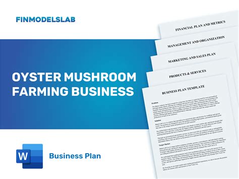 Oyster Mushroom Farm Business Plan