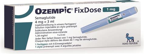 Ozempic Click Chart 4mg Pen