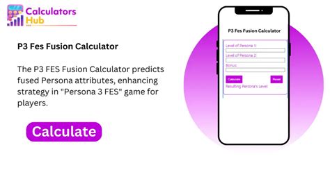 Effortlessly Fuse Your Persona with P3 Fes Fusion Calculator: The Ultimate Companion for Gamers