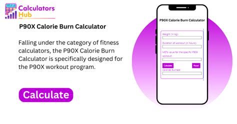 P90x3 Calorie Burn Calculator