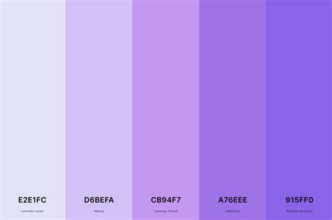 Pale Lavender Color Sample Printable