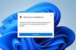 PC Can't Run Windows 11
