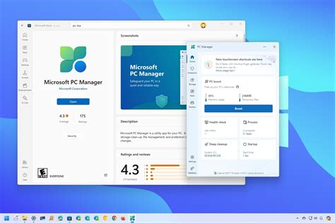 PC Manager Windows 11 Dashboard