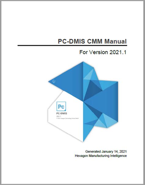 PC-DMIS 2021.1 CMM Manual