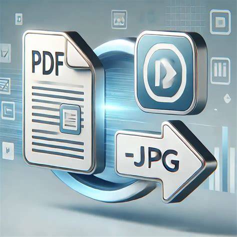 PDF to JPG conversion process