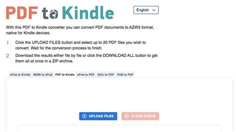 PDF to Kindle format