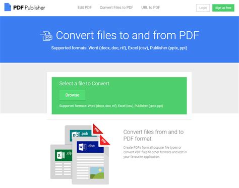 PDF to Publisher tips