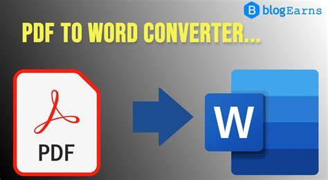 PDF to Word Conversion Benefits