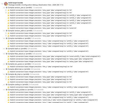 PHP Implicit Type Conversion Preventing Float to Int Precision Loss - Xcode warning: Implicit conversion loses integer precision: ’long