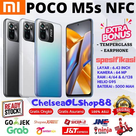 POCO M5 NFC 4/64GB 4/128GB - Garansi Resmi