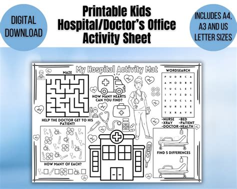 Printable Hospital For Kids