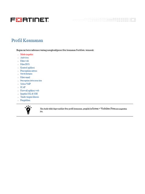 PROFIL KEAMANAN
