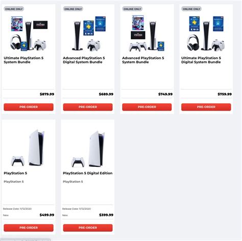 PS5 GameStop availability