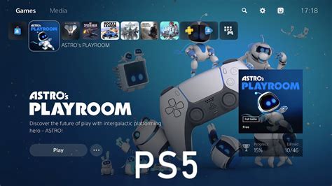 PS5 user interface