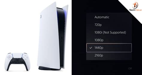 PS5 users can update their console to choose 1440p resolution