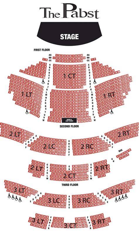Pabst Theater Seating Chart
