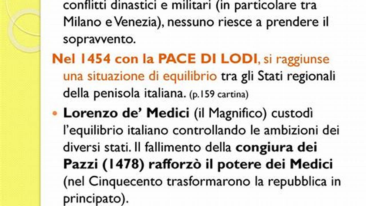 Scopri la Pace di Lodi e la Politica dell'Equilibrio: Come Hanno Plasmato l'Italia del XV Secolo