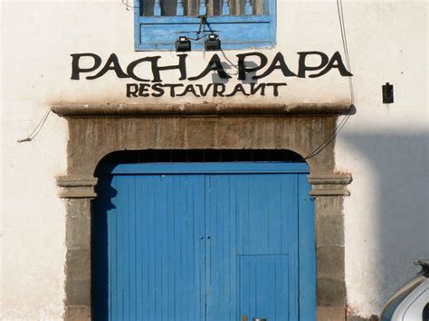 Pachapapa Restaurant bill