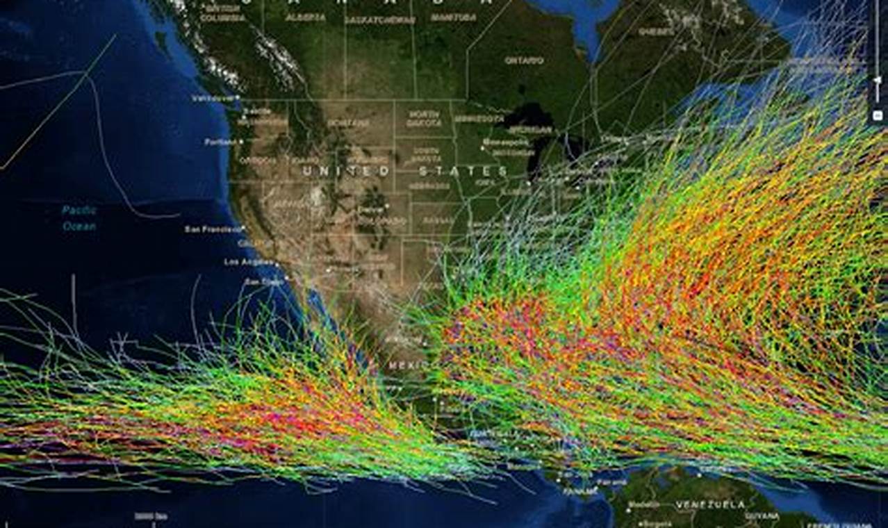 Pacific Hurricanes 2024 Tracker