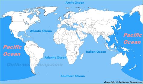 Pacific Ocean In World Map