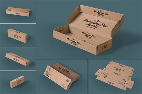 Packaging Rectangle Box Template