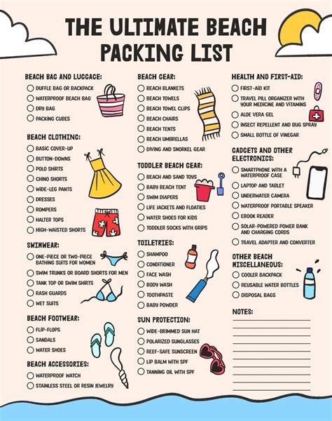 Packing Beach Trip