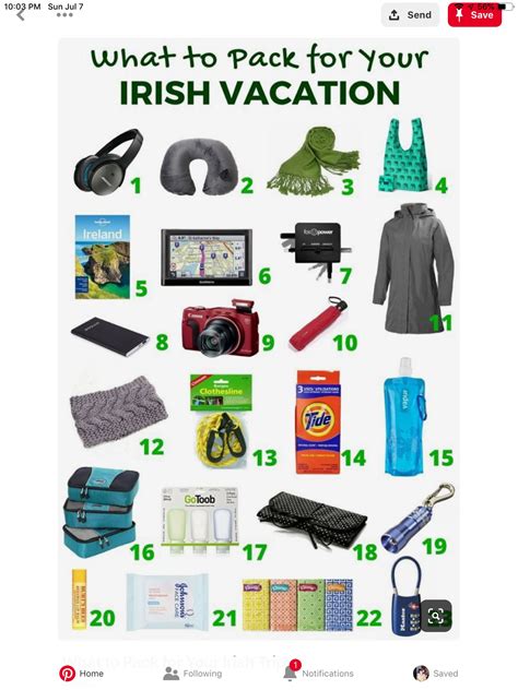 Packing For Ireland Trip