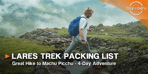 Packing List Andes Trek