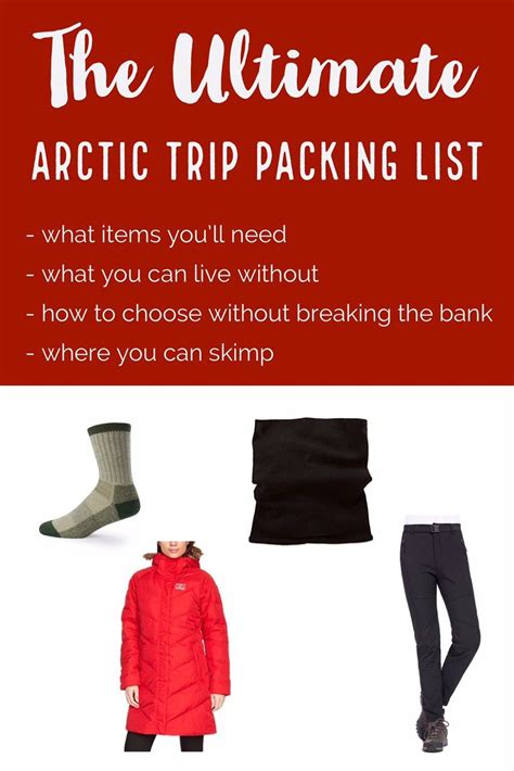 Packing List for Arctic Trip