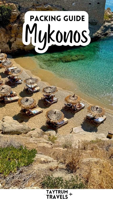 Packing Mykonos Trip