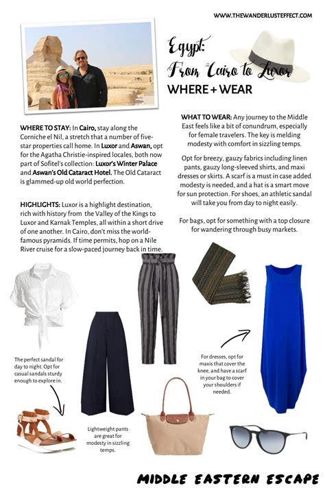 Packing for Egypt Travel