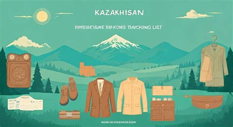 Packing for Kazakhstan