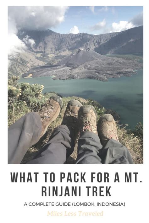Packing for Rinjani Trek