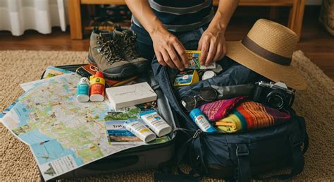 Packing for adventure trip