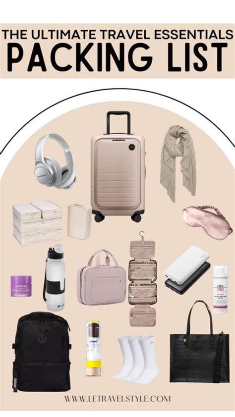 Packing travel essentials