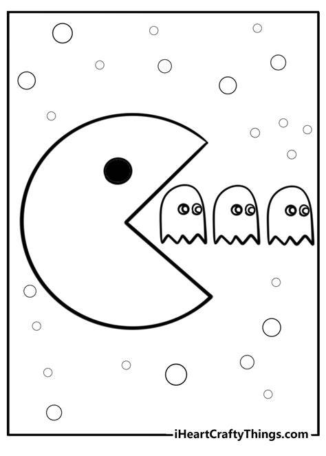 Pacman Coloring Page