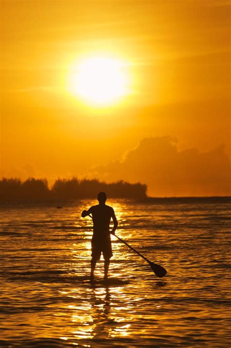 Paddle Surfing Coastline