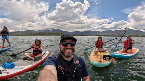 Paddleboarding Lake Dillon