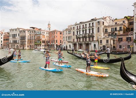 Paddleboarding in Italy
