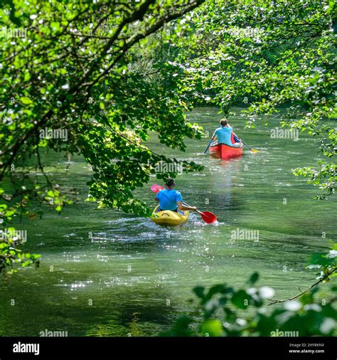 Paddling On The River