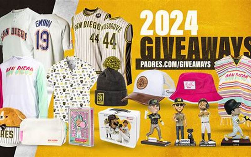 Padres Promotions And Giveaways
