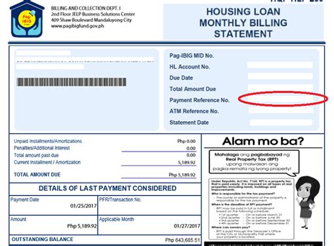 Pag Ibig Loan Statement Of Account