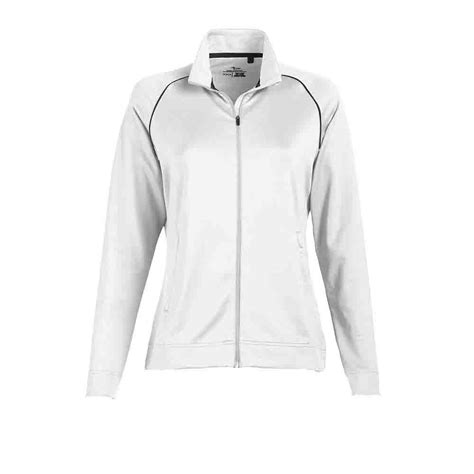 Page & Tuttle Womens Coverstitch Layering Athletic Jacket