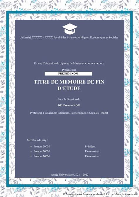 Page de garde design